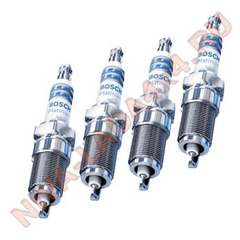 Свечи BOSCH WR7DPP30X 1,1 (0242236648 - 879) платина, НИВА инжектор (4шт.)