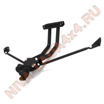 Тягово-сцепное устройство, ТСУ, фаркоп НИВА 21213; 21214; 2131 F-Design с универсальным съёмным шаром, усиленное (под лебедку), N0704P (фаркоп) с середины 2016 года