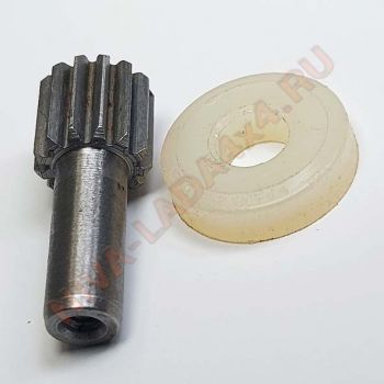 Шестерня привода спидометра ведущая НИВА 2123-3802833 + шайба упорная 2121-3802836