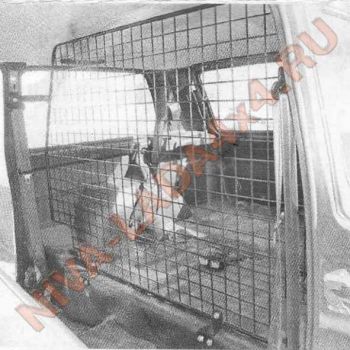 Ограждение для груза и собак сетка разделитель салона НИВА 21214 ТС-3335