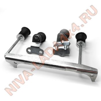 Набор крепления экрана ресивера НИВА 2123; кронштейны 2123-1042020; 2123-1042030; 2123-1042040 в сборе с опорами №6272