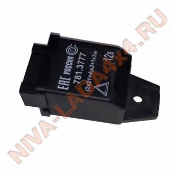 Реле аварийной сигнализации и указателей поворотов НИВА 781.3777 (4-контакта) для LED подфарников и фонарей