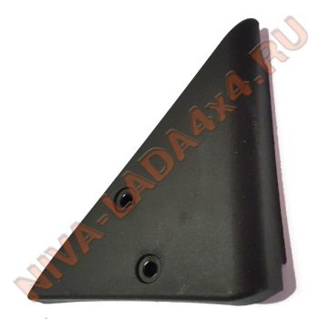 Облицовка передней двери правая НИВА 21214-8201384-50 (уголок заглушка крепления электро зеркала)
