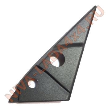 Облицовка передней двери правая НИВА 2123-8201384 (уголок заглушка крепления механического зеркала)