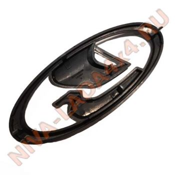 Эмблема решетки радиатора Lada 4x4 Urban 8450008069 с 2016г.в. ЧЕРНАЯ аналог, знак заводской