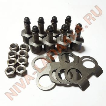 Кит комплект для перехода с гидроопор на болты, ручная регулировка клапанов НИВА 21214
