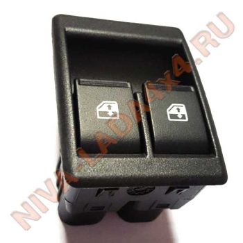 Переключатель электростеклоподъемника (Блок) НИВА 21214 в накладку КПП URBAN 2190-3709810 АВАР 357.3769