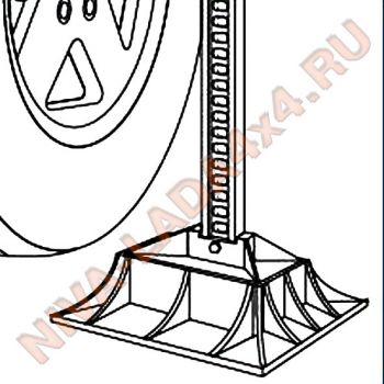 Платформа под домкрат реечный Хай-Джек Hi-Lift STELS 50539