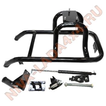 Кронштейн запасного колеса НИВА 21213; 21214; 2131 ТС-3307 калитка черная