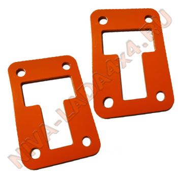 Накладки бампера Т-образные в проушины для реечного домкрата ZST 06-0617-T ПАРА