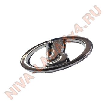 Эмблема знак заводской на рулевое колесо НИВА 21214м URBAN (хром) 3D