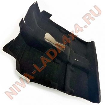 Облицовка пола салона НИВА 21214 (ворсовая) с шумоизоляцией, из двух частей