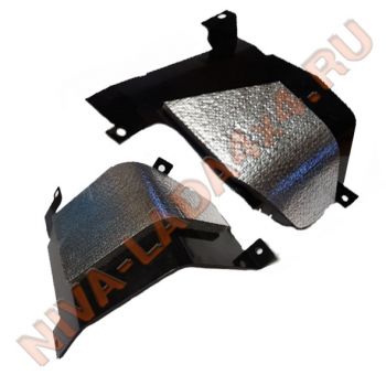 Брызговики двигателя НИВА 21214 с 2019 г.в. (2 детали)