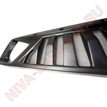 Решетка радиатора НИВА 21214-8401014 ЗЛАЯ-II, черная, бюджетный вариант