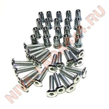 Набор винтов и втулок для крепления расширителей арок типа лаптер НИВА Lapter