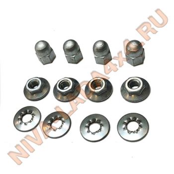 Набор для крепления петли двери задка НИВА 21213; 21214; 2131; 2108-1003298; 00001-0025982-71; 0001-0038321-01