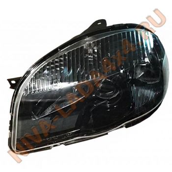 Фара NIVA 2123-3711011-20 ЧЕРНАЯ ALRU.676512.153 L левая (пластик) GLC, LE+