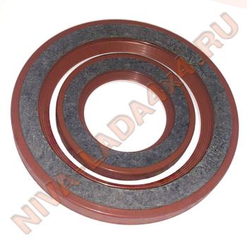 Сальники вала коленчатого НИВА 21214-1005040-011; 21214-1005162-011; РЕЗИНОТЕХНИКА (Комплект)