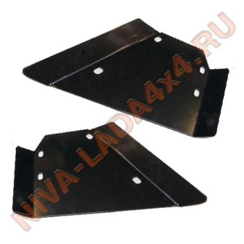 Защита нижних рычагов передней подвески НИВА стальная 3мм.