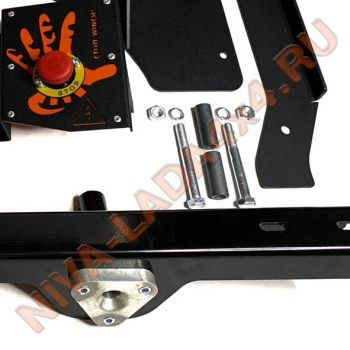 Кит комплект для скрытой установки лебедки в салоне НИВА Невидимка ZST Невидимка Ultra-PRO. Платформа лебедки в базу