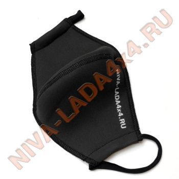 Маска текстильная черная NIVA-LADA4x4.RU