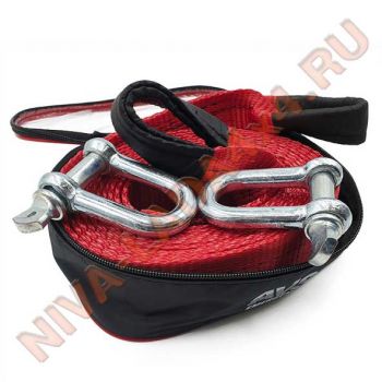 Трос буксировочный AVS ST-105B Expert 10т. 5м. с шаклами