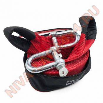 Трос буксировочный AVS ST-155B Expert 15т. 5м. с шаклами