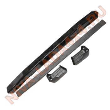 Бампер НИВА 21214-2803010 передний силовой Вольф-стелс 08 ЧЕРНЫЙ