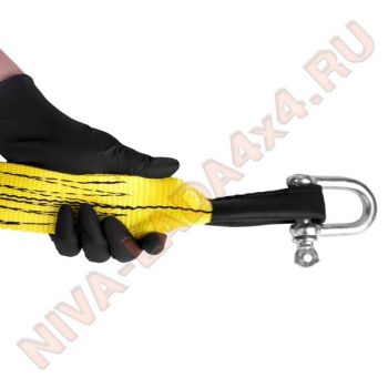 Трос буксировочный AVS ST-75B Expert 7т. 5м. с шаклами