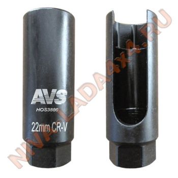 Головка для датчика кислорода AVS HOS3880 22мм. 3/8" DR