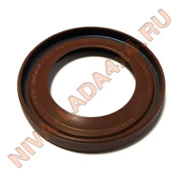 Сальник вала коленчатого НИВА; 21214-1005040-011 передний РЕЗИНОТЕХНИКА ворсовый