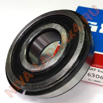 Подшипник 750306 вторичного вала КПП опора передняя SKF 6306-2RS1NR приводов передних ЗАКРЫТЫЙ France