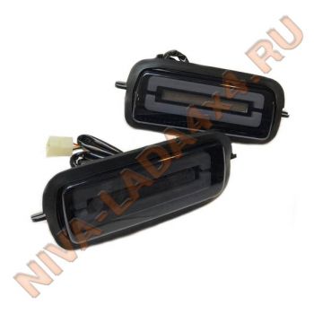 Подфарник НИВА 21214-3712010 / 21214-3712011 LED DLAA 2022 неоновый свет, динамические указатели поворотов
