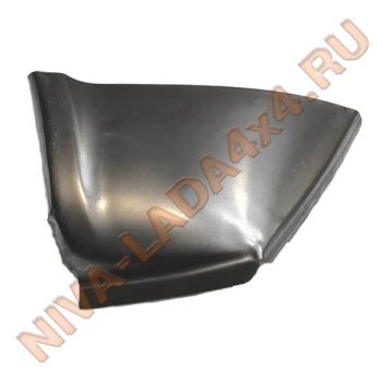 Жесть, ремонтная вставка заднего левового крыла, нижняя ЗАДНЯЯ часть НИВА 2121; 21213; 21214; арт. 6882