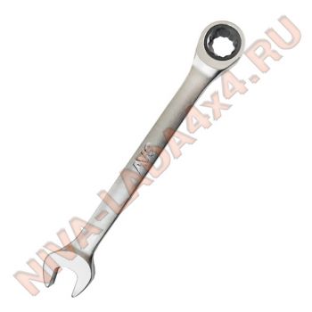 Ключ гаечный рожково-накидной с трещоткой 19мм AVS K60019