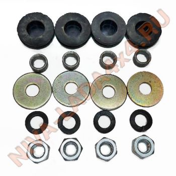 Набор для крепления поперечины опоры подвесного подшипника заднего карданного вала НИВА 2131