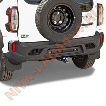 Тягово-сцепное устройство, ТСУ, фаркоп NIVA TRAVEL 2123 ТС-3151ABS с универсальным съемным шаром и защитой бампера + электрика