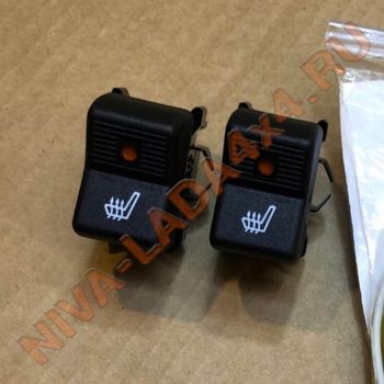 Подогрев сидений встраиваемый, универсальный установочный комплект элементов на два передних сиденья НИВА