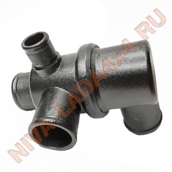 Термостат НИВА-Шевроле 2123-1306010-50-0 Luzar LT0124 80C с 2015 г.в. 4 патрубка