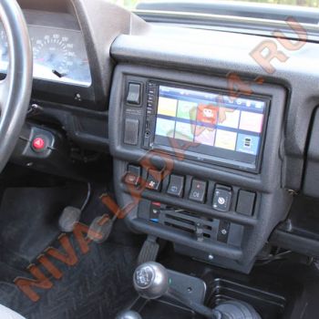 Панель радиоприёмника НИВА 21214 2DIN АПС 0103 консоль магнитолы