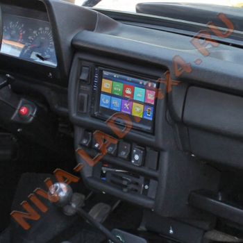 Панель радиоприёмника НИВА 21214 2DIN АПС 0103 консоль магнитолы