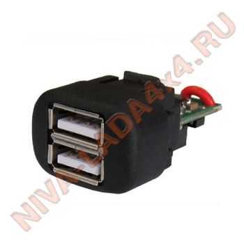 Автомобильное зарядное устройство USB 5V 3A для НИВА Шевроле