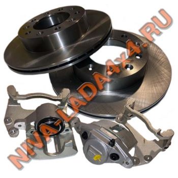 Кит комплект дисковые тормоза передние вентилируемые НИВА 21214м; 2131м; с 2016 г.в. Vector-Tornado
