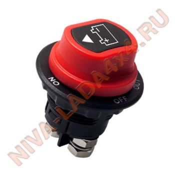 Выключатель массы AK-SA 06-027 со съемной поворотной ручкой