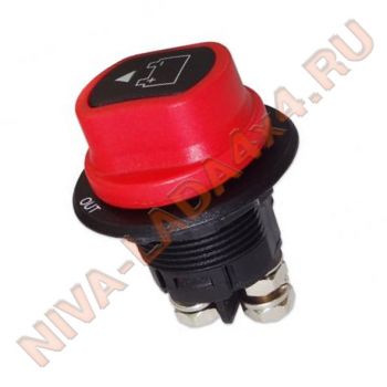 Выключатель массы AK-SA 06-027 со съемной поворотной ручкой