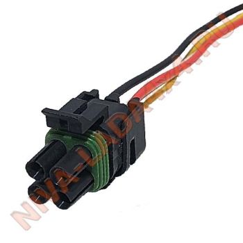 Разъём - фишка Датчик кислорода (папа) НИВА инжектор