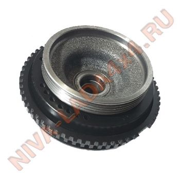 Шкив коленчатого вала НИВА 21214-1005058-50 с кондиционером и ГУРом демпфер с 2020 г.в.