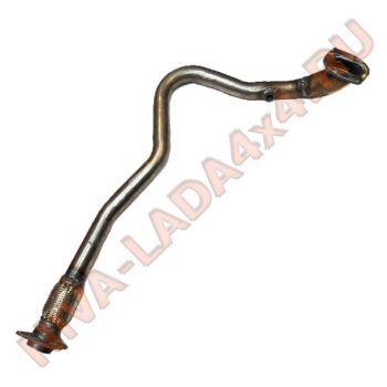 Труба приёмная НИВА-Шевроле 2123-1203010 система GM-Автоваз ЕВРО-2 с гофрой