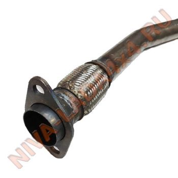 Труба приёмная НИВА-Шевроле 2123-1203010 система GM-Автоваз ЕВРО-2 с гофрой