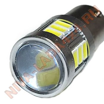 Лампа P21W SMD 18 Led, super WHITE, 9вт
